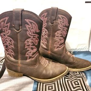 Deer stag girls boots